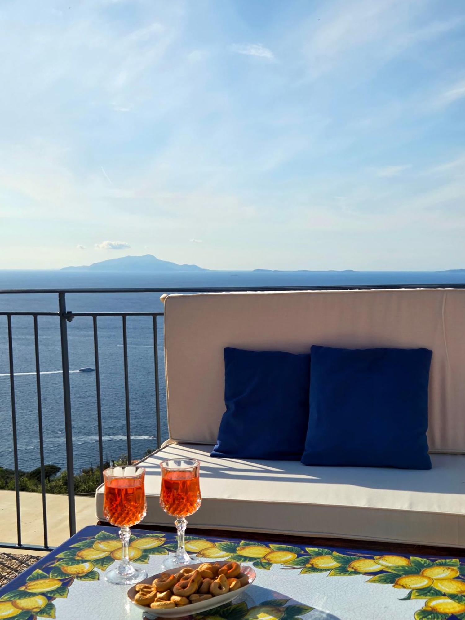 Villa Sun & Relax, Relaxing Location With Seaview Massa Lubrense Exterior foto