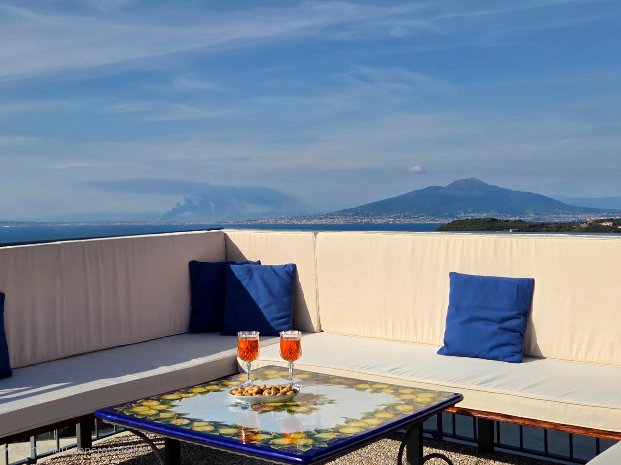 Villa Sun & Relax, Relaxing Location With Seaview Massa Lubrense Exterior foto