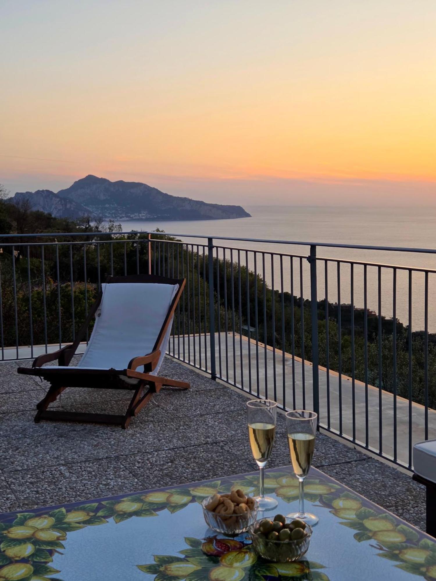 Villa Sun & Relax, Relaxing Location With Seaview Massa Lubrense Exterior foto